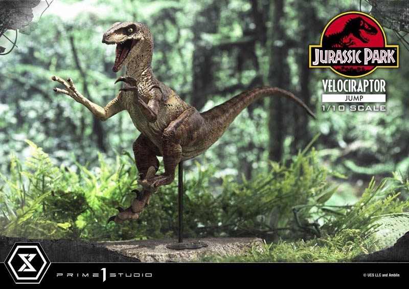 Velociraptor Jump - Jurassic Park - Prime 1 Studio 1/10 Scale Statue