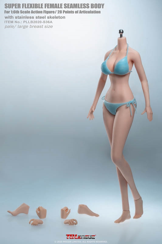 Anime Girl Super-Flexible Seamless Body no Head Sculpt - TB League 1/6 Female Body