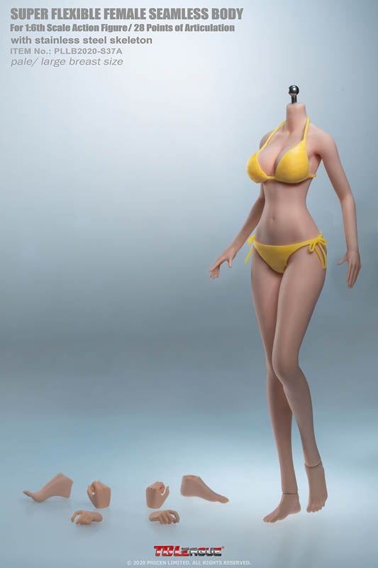 Anime Girl Super-Flexible Seamless Body with No Head - TB League 1/6 Female Body