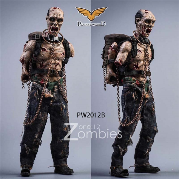 Zombies - Version B - Pocket World 1/12 Scale Figure
