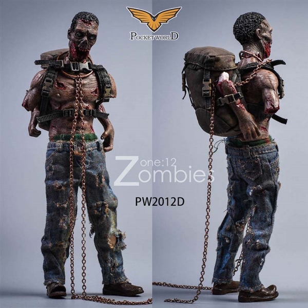 Zombies - Version D - Pocket World 1/12 Scale Figure