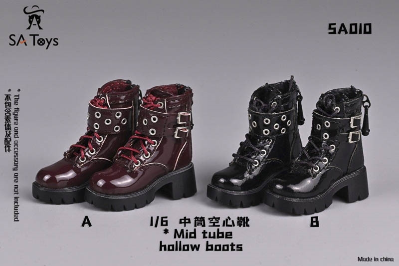 Hollow Boots Mid Height - SA Toys 1/6 Scale Accessory