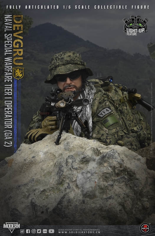 Naval Special Warfare Tier 1 Team Leader GA 2 - Soldier Story 1/6 Scale Figure