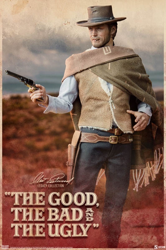 The Man with No Name - The Good The Bad and The Ugly - Sideshow 1/6 Scale Figure