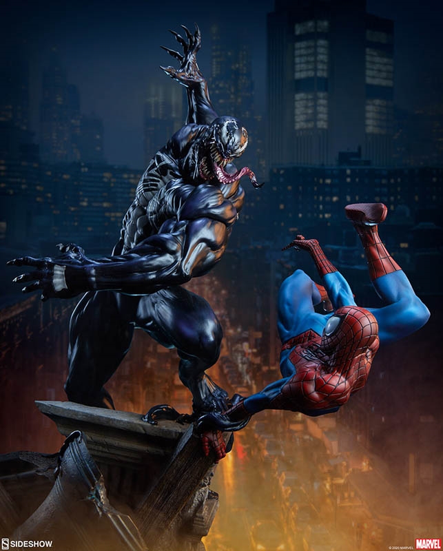 Spider-Man vs. Venom - Marvel - Sideshow Maquette