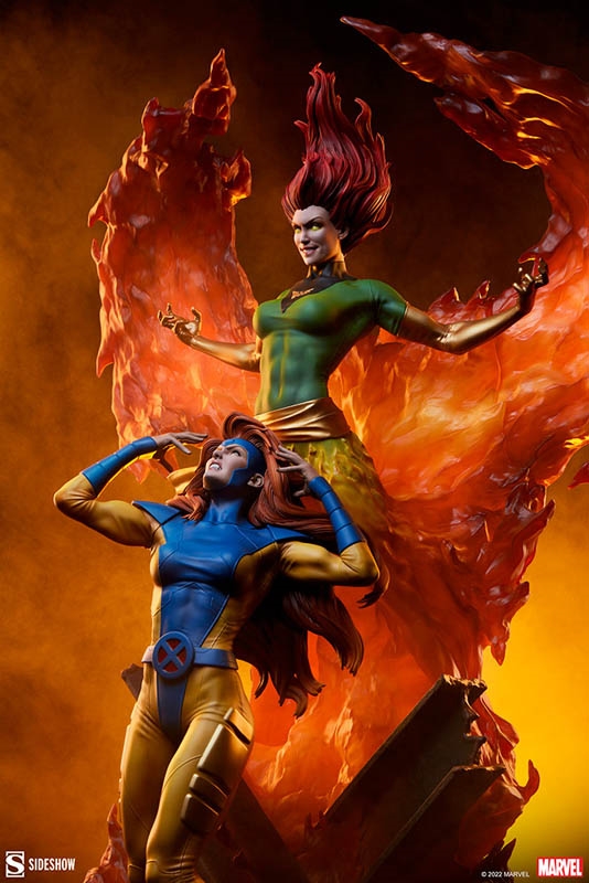 Phoenix and Jean Grey - X-Men - Sideshow Maquette
