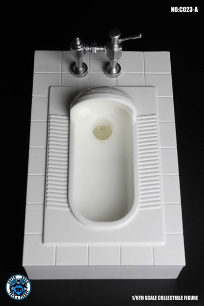 Squat Toilet - Two Color Option - SuperDuck 1/6 Scale Accessory