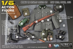 WWII German WH Infantry Private Set PLAN WHITE, Poland, 1939 - Toys City 1/6 Scale Accessory Set