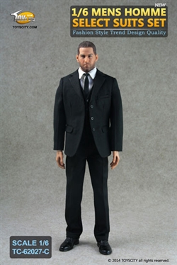 Select Suit Set C - Toys City Men Homme 1/6 Accessory Set