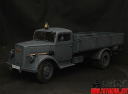 Opel Blitz Truck in Panzer Gray - Toy Model 1/6 Scale Metal Vehicle