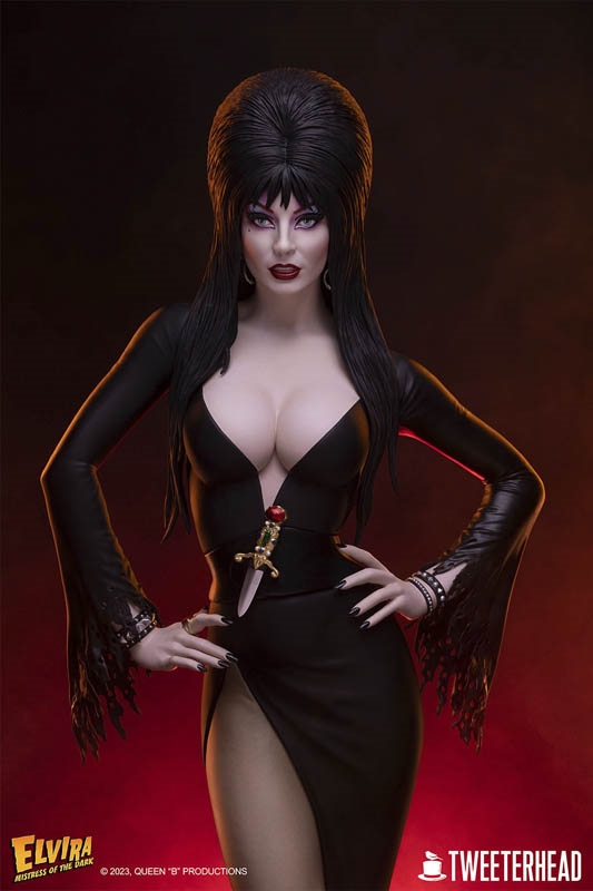 Elvira: Mistress of the Dark - Tweeterhead 1/4 Scale Maquette