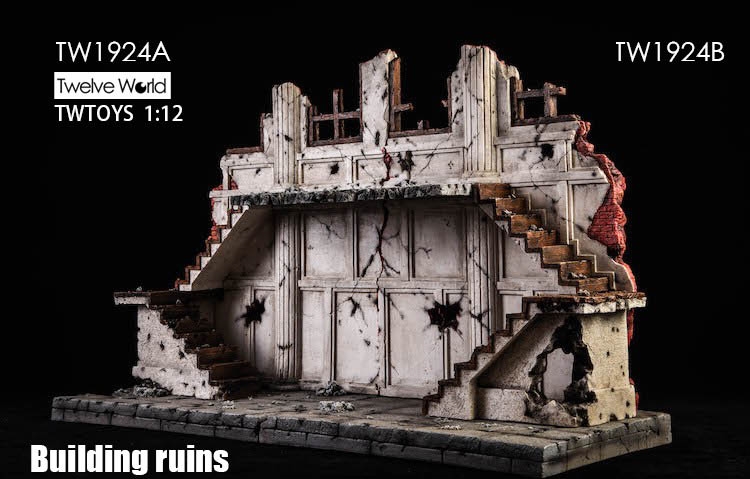 Building Ruins - Twelve World 1/12 Diorama Accessory