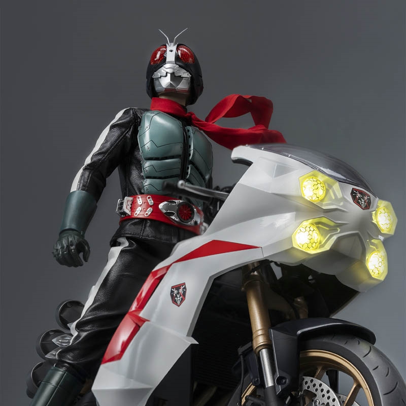 Transformed Cyclone for Shin Masked Rider No.2 - Threezero 1/6 Scale Accessory