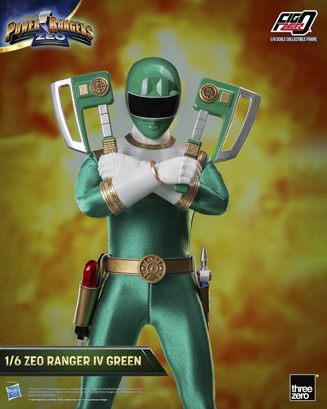 Zeo Ranger IV Green -  Power Rangers Zeo - Threezero 1/6 Scale Figure