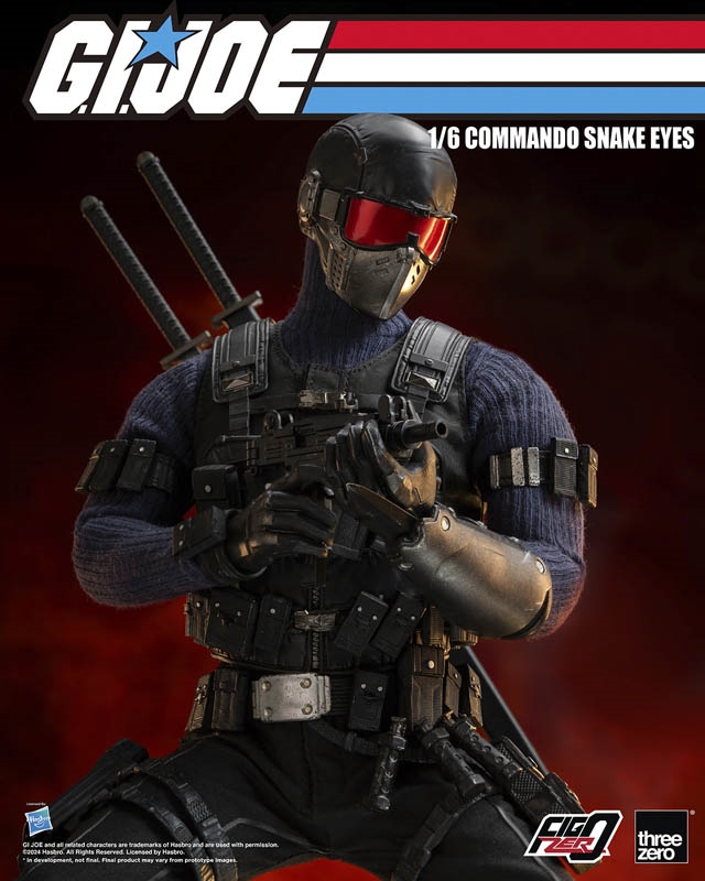 Commando Snake Eyes - GI Joe - Threezero Collectible Figure