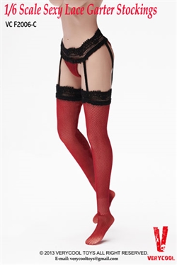 Garter Lace Stocking - Very Cool 1/6 Scale Accessory