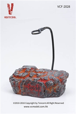 Volcanic Rock Figure Stand for Raksa - Very Cool 1/6 Figure