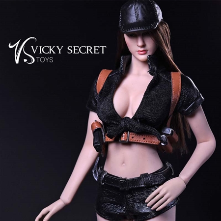Female Assassin Clothing Set A - VS Toys 1/6 Scale Accessory Set