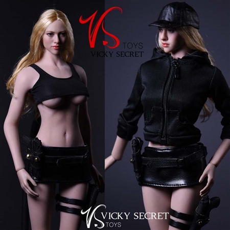 Female Assassin Clothing Set B - VS Toys 1/6 Scale Accessory Set