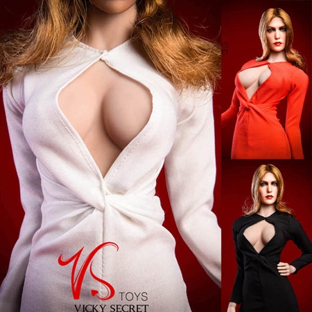 Elizabeth Keyhole Gown - Three Color Options - VS Toys 1/6 Scale Accessory