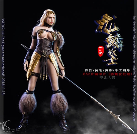 Dragon Female Warrior Armor - Version A - VS Toys 1/6 Scale Accessory Set
