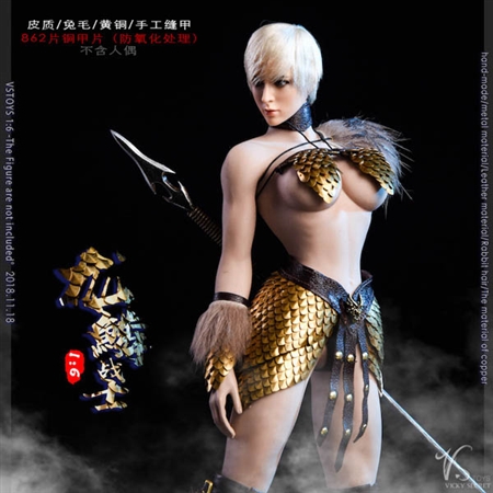 Dragon Female Warrior Armor - Version B - VS Toys 1/6 Scale Accessory Set