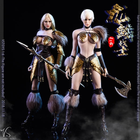 Dragon Female Warrior Armor - Version C - VS Toys 1/6 Scale Accessory Set