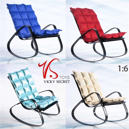 Rocking Chair - Four Color Versions - VS Toys 1/6 Scale Accessory Set