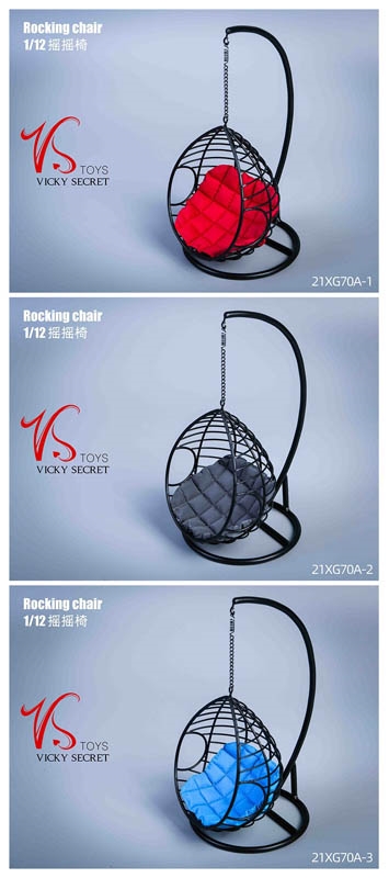 Swing Chair - Three Color Options - VST 1/12 Scale Accessory