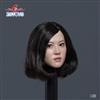 Asian Simulation Movable Eye Female Head Sculpture - Four Versions - Z6 Toys 1/6 Scale Accessory Set