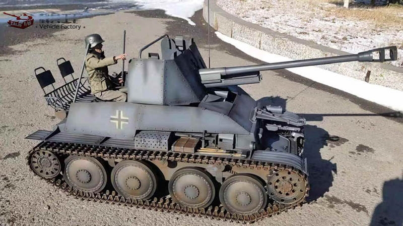 Marder III German Tank Destroyer - Two Color Options - Zai Gugongchang 1/6 Scale Metal Vehicle