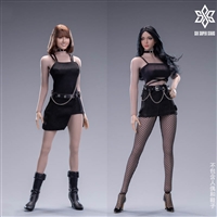 Cool Girl Mini Skirts Outfit - Two Style Options -3S 1/6 Scale Accessory