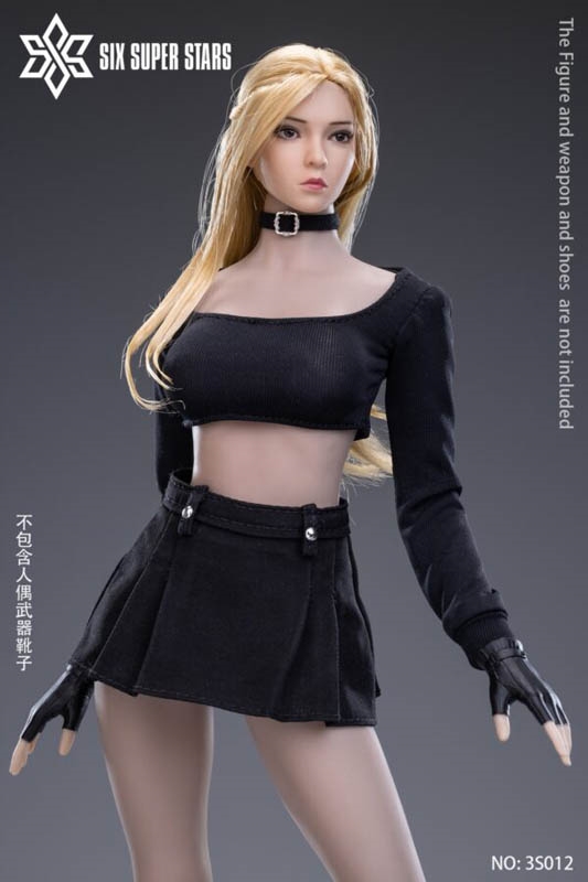 Punk Women's Clothing Set B - 3S Toys 1/6 Scale