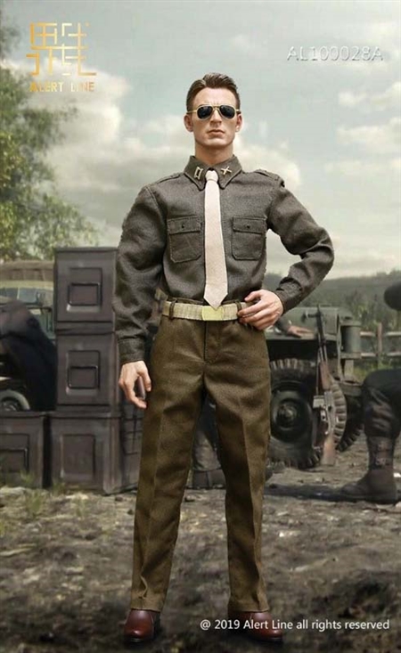 U.S.Army Officer Uniform Suit A - Alert Line 1/6 Scale Accessory Set