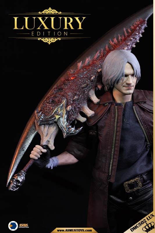 Video Game Devil May Cry 4 Dante Action Figure Leather Coat