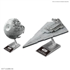 Death Star II 1/2,700,000 and Star Destroyer 1/14,500 "Star Wars", Bandai Star Wars Plastic Model Kit