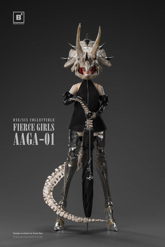 Bone Girl Triceratops - Fierce Girls Series - Beautiful Chemistry x Entei Ryu 1/6 Scale Figure
