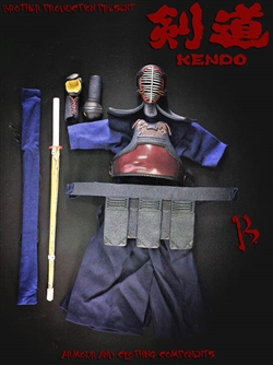 Kendo Set in Brown - Brother Production - 1/6 Scale Figure