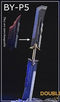 Double-bladed sword - BY Art 1/6 Scale Accessory