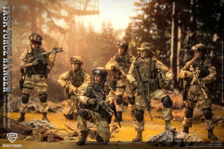 US Military 75th Rangers & Delta Special Force - Set of 6 Figures