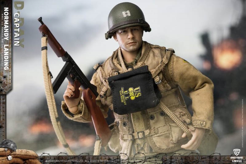 Captain - US Army On D-Day - World War II - Crazy Figure 1/12
