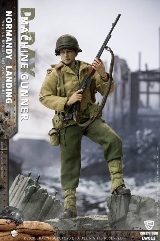 Rangers On D-Day Medic Figure LW015 Details about   Crazy Figure 1/12 Mini Soldier WWII U.S 