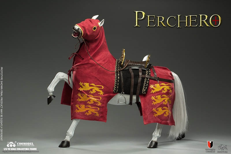 Percheron Horse - COO Model 1/6 Scale
