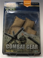 Sand Bag Set - Combat Gear Series - Blue Box (BBI) Elite Force 1/6 Scale Accessory Set - CONSIGNMENT