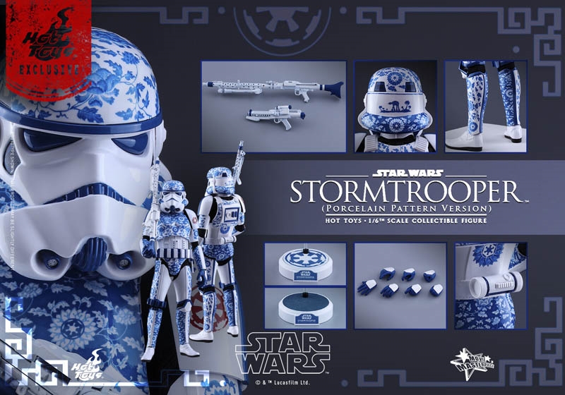 Porcelain Pattern Storm Trooper - Star Wars Episode 4 - Hot Toys