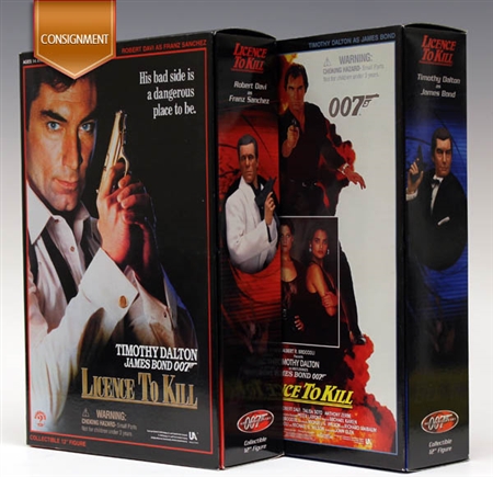 James Bond License To Kill - Set of 2 Sideshow 1/6 Scale Figures ...