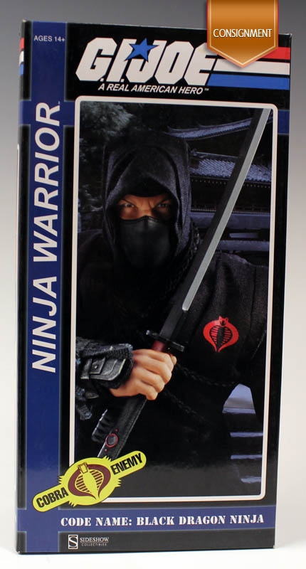 Cobra Ninja Warrior Black Dragon Ninja - Sideshow 1/6 Scale Figure - CONSIGNMENT
