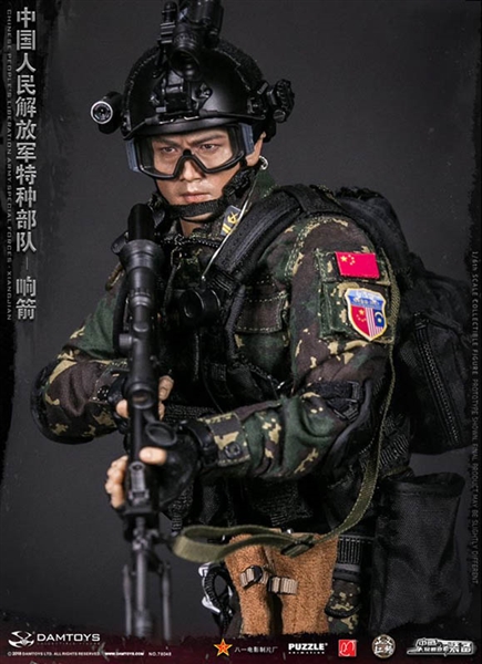 Damtoys Action Figures Goggles Chinese PLA Special Forces 1/6 Scale