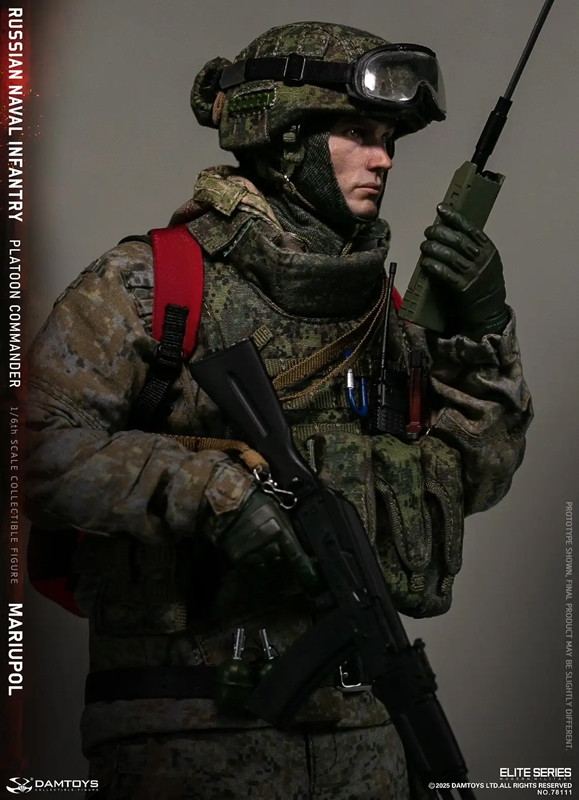 Russian Federation Navy Infantry Commander Mariupol - Dam Toys 1/6 Scale Figure
