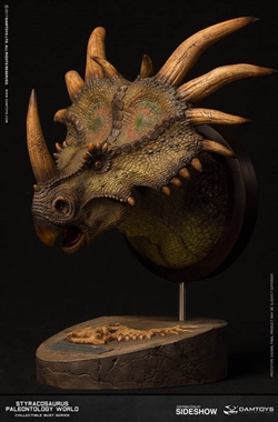 Styracosaurus - Dinosaur Green Version - MUS004A Museum Collection Bust